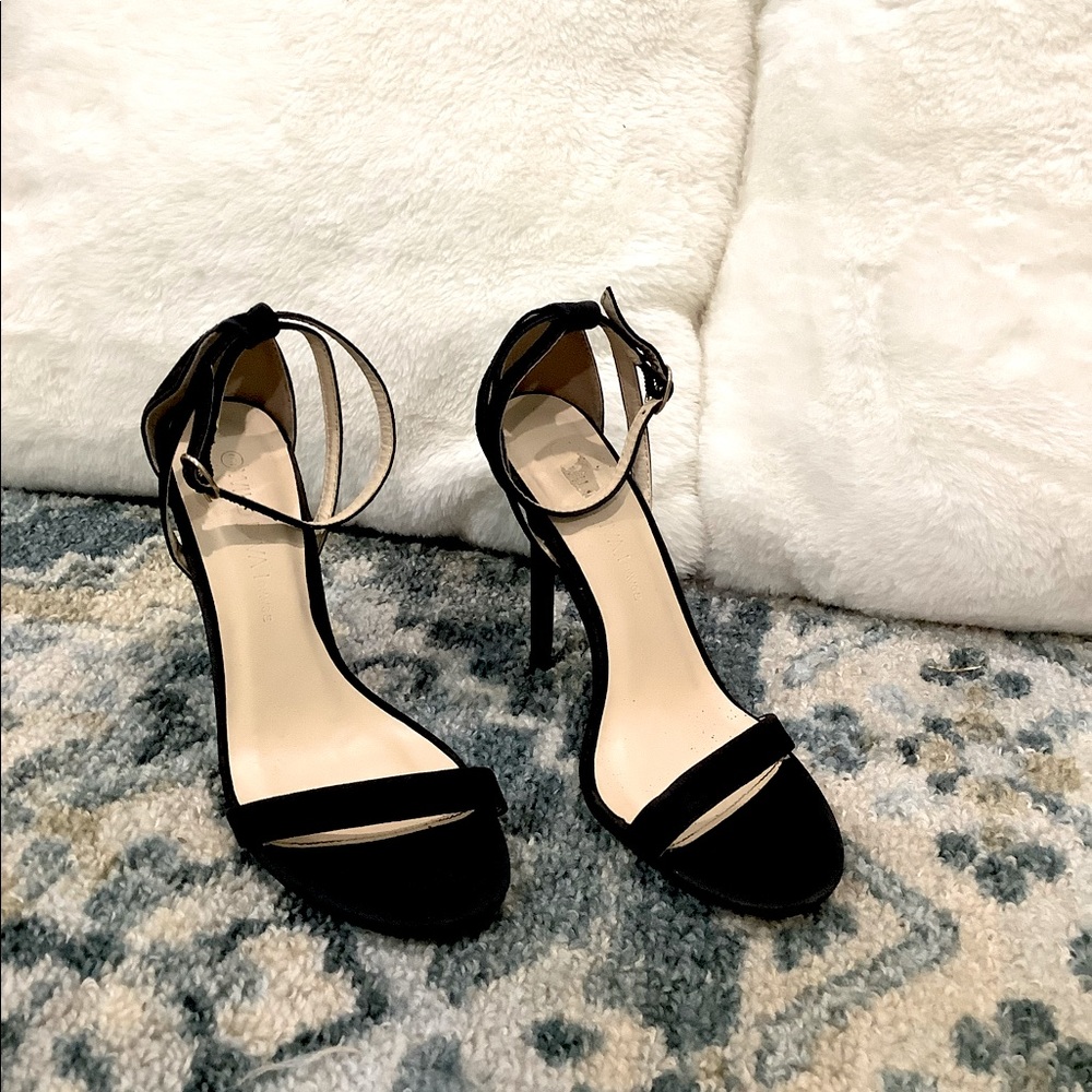 Black heels.